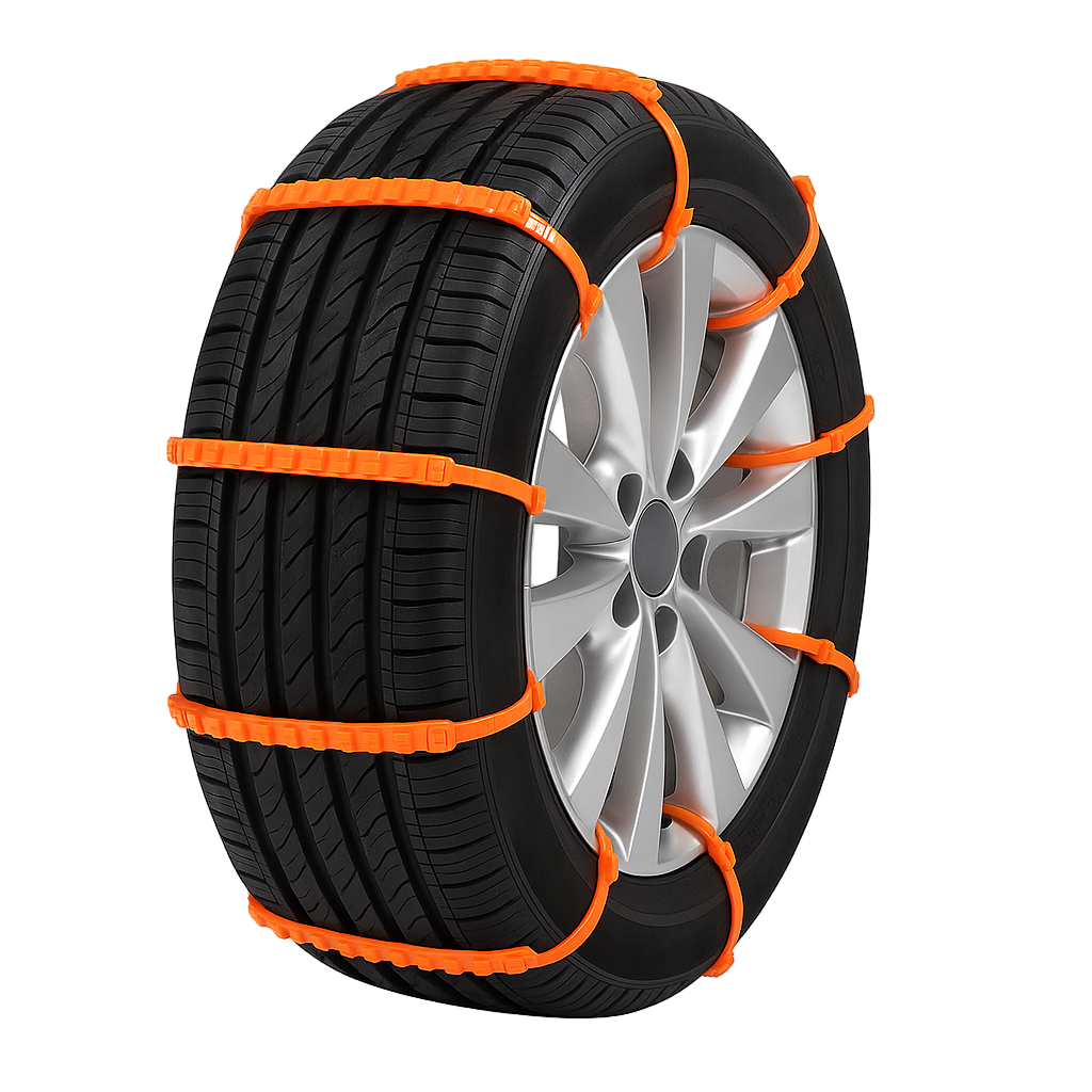 Zip Treads – Reusable Emergency Tire Traction Straps for Snow, Ice & Mud (Universal Fit, Pack of 10)
