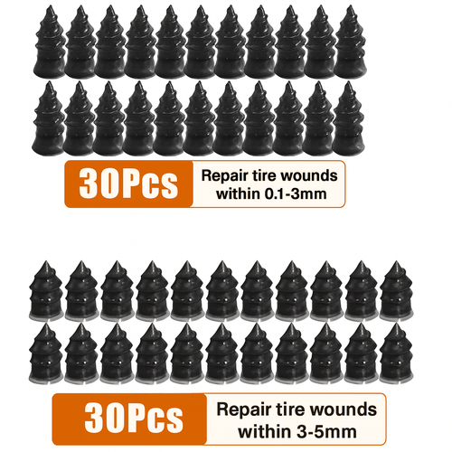 Speed Seal Tire Plug Kit – Rapid Fix for Small Tire Holes & Punctures (60 Plugs)