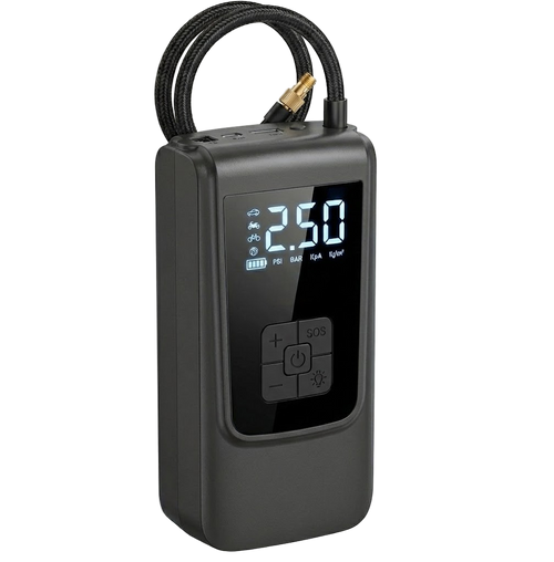 Road Ready Mini Inflator – Compact Digital Tire Inflator for Emergency Roadside Use