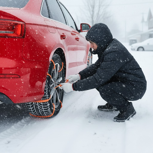 Zip Treads – Reusable Emergency Tire Traction Straps for Snow, Ice & Mud (Universal Fit, Pack of 10)